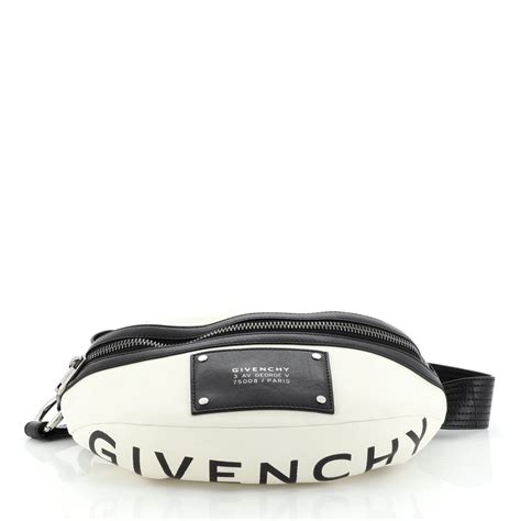 givenchy fanny pack leather|GIVENCHY Tag bum bag in smooth leather.